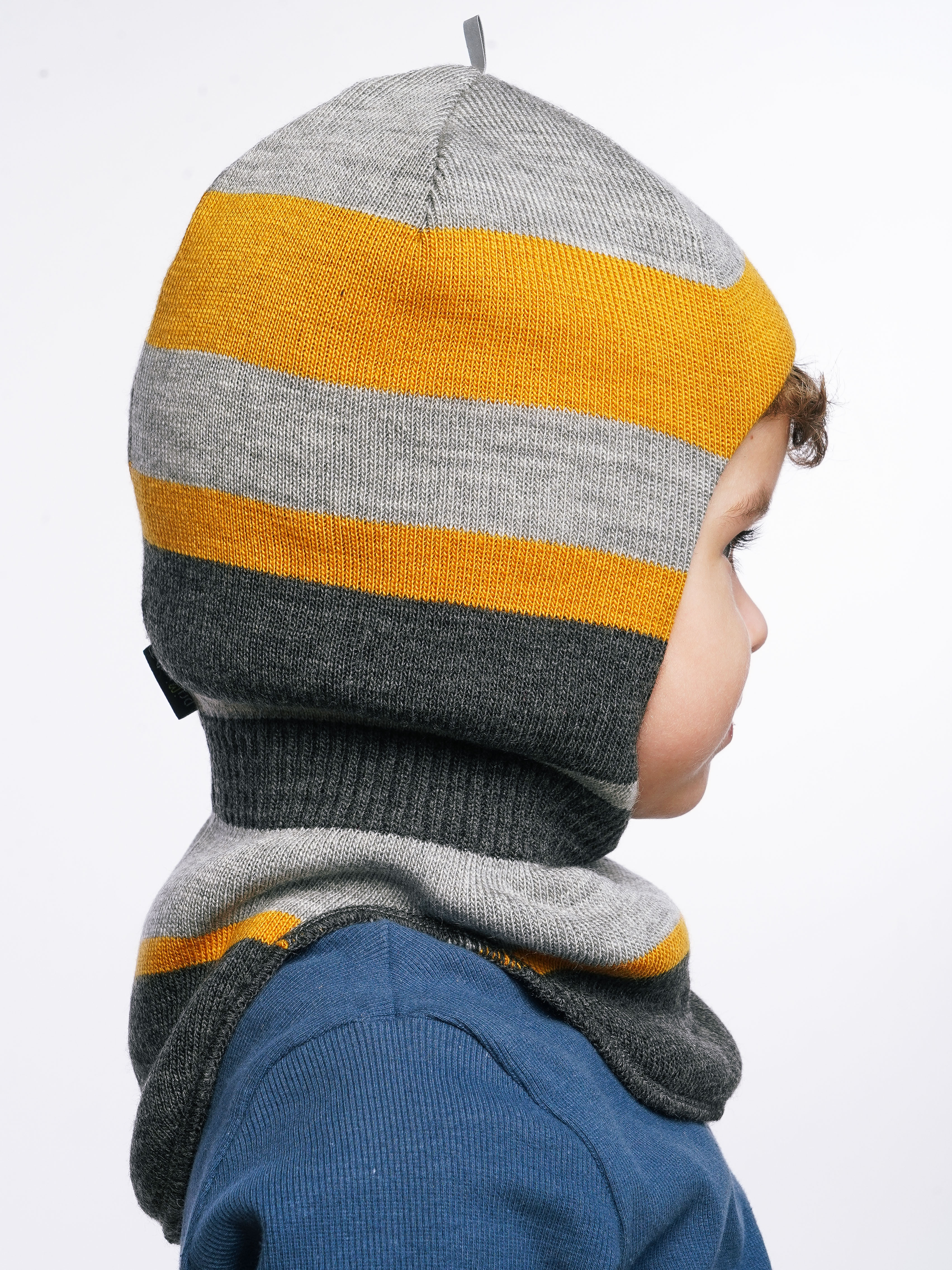 Шапка-шлем ПриКиндер U-W_232205 Цвет: Горчичный - фото 13