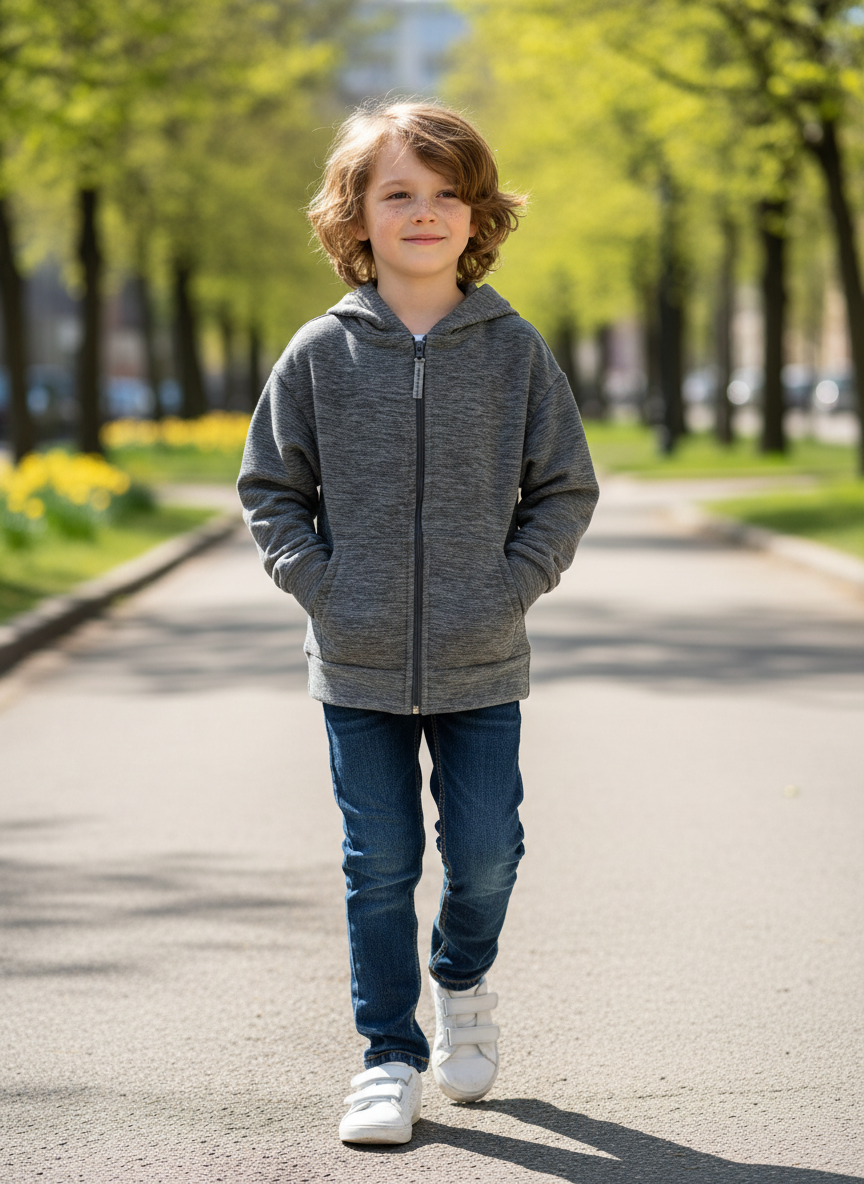 Толстовка Утенок 601кт серый - фото 2