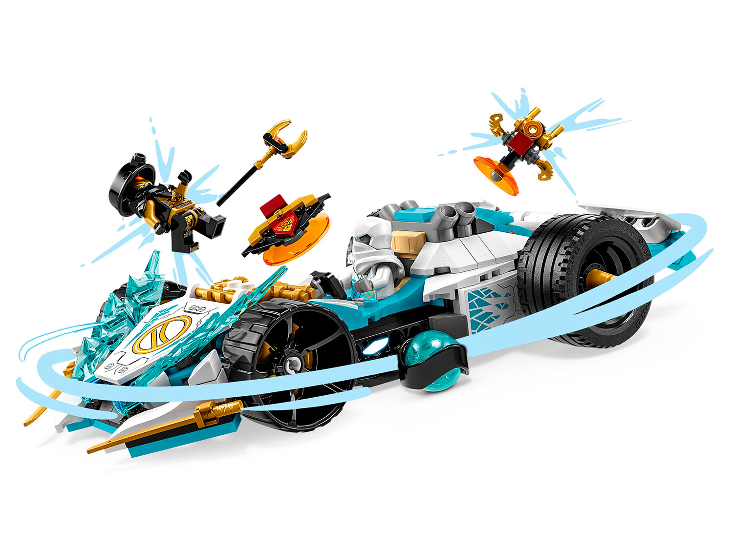 Конструктор LEGO NINJAGO Сила дракона Зейна: автомобиль 307 дет. - фото 4