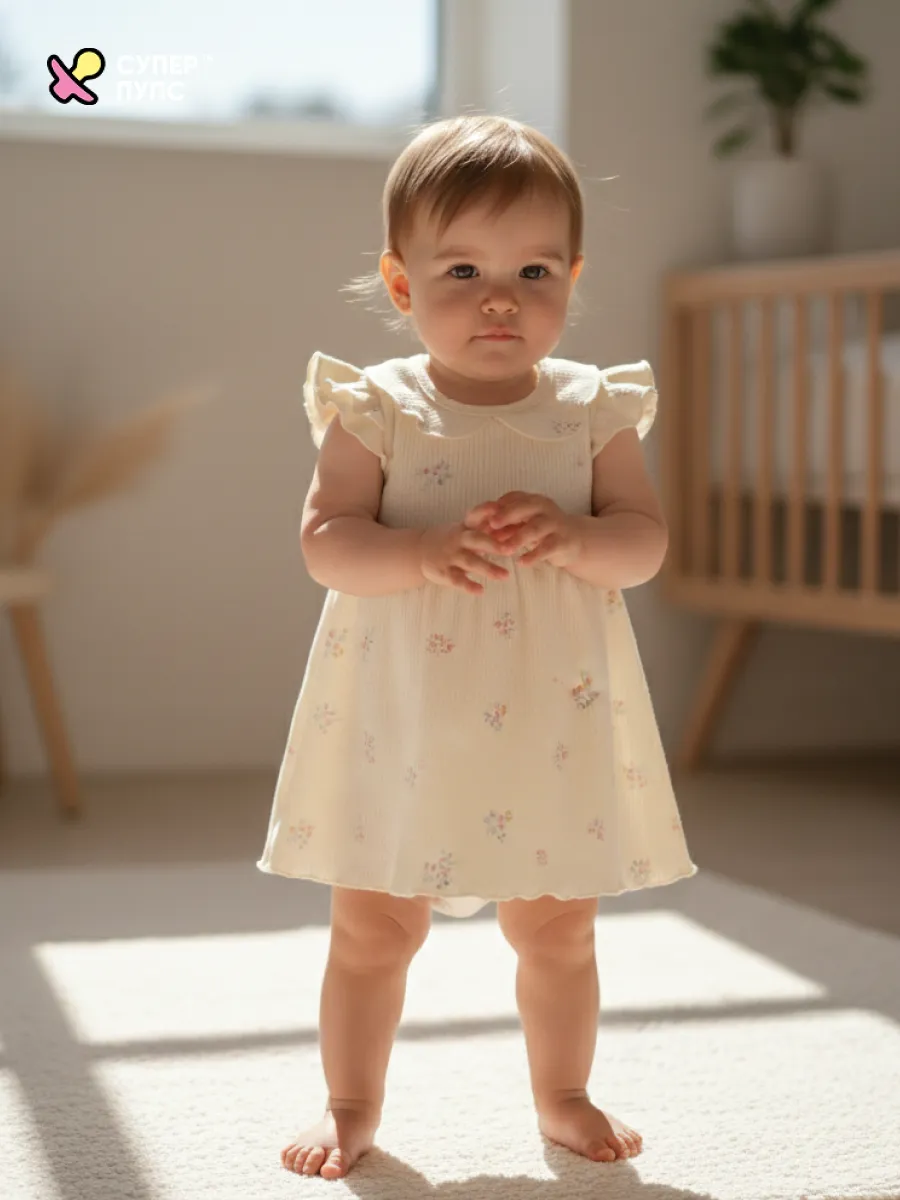 Боди-платье Супер Пупс бд/платье/2крыл/цветыпатруль - фото 16