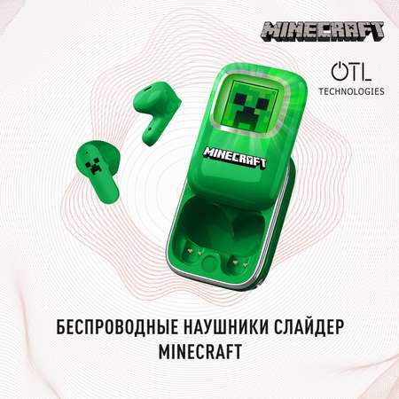 Наушники беспроводные OTL Technologies слайдер Minecraft