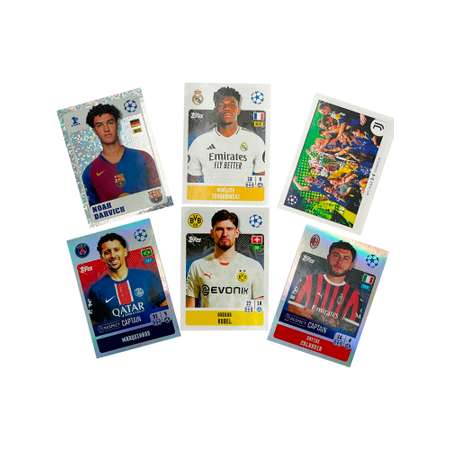 Наклейки topps UEFA Champions League 5 шт. в ассортименте
