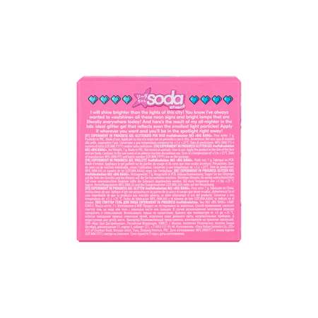 Глиттер гель для лица Soda Experiment in progress 002 Big Bang 7г SODC10102