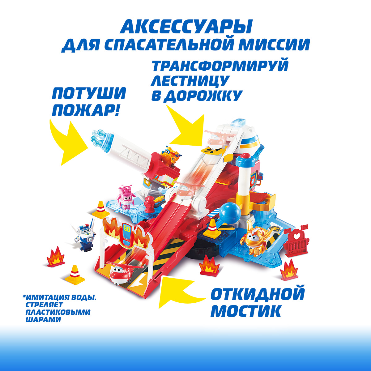 Игровой набор Супер Крылья Пожарная машина Спарки - фото 7