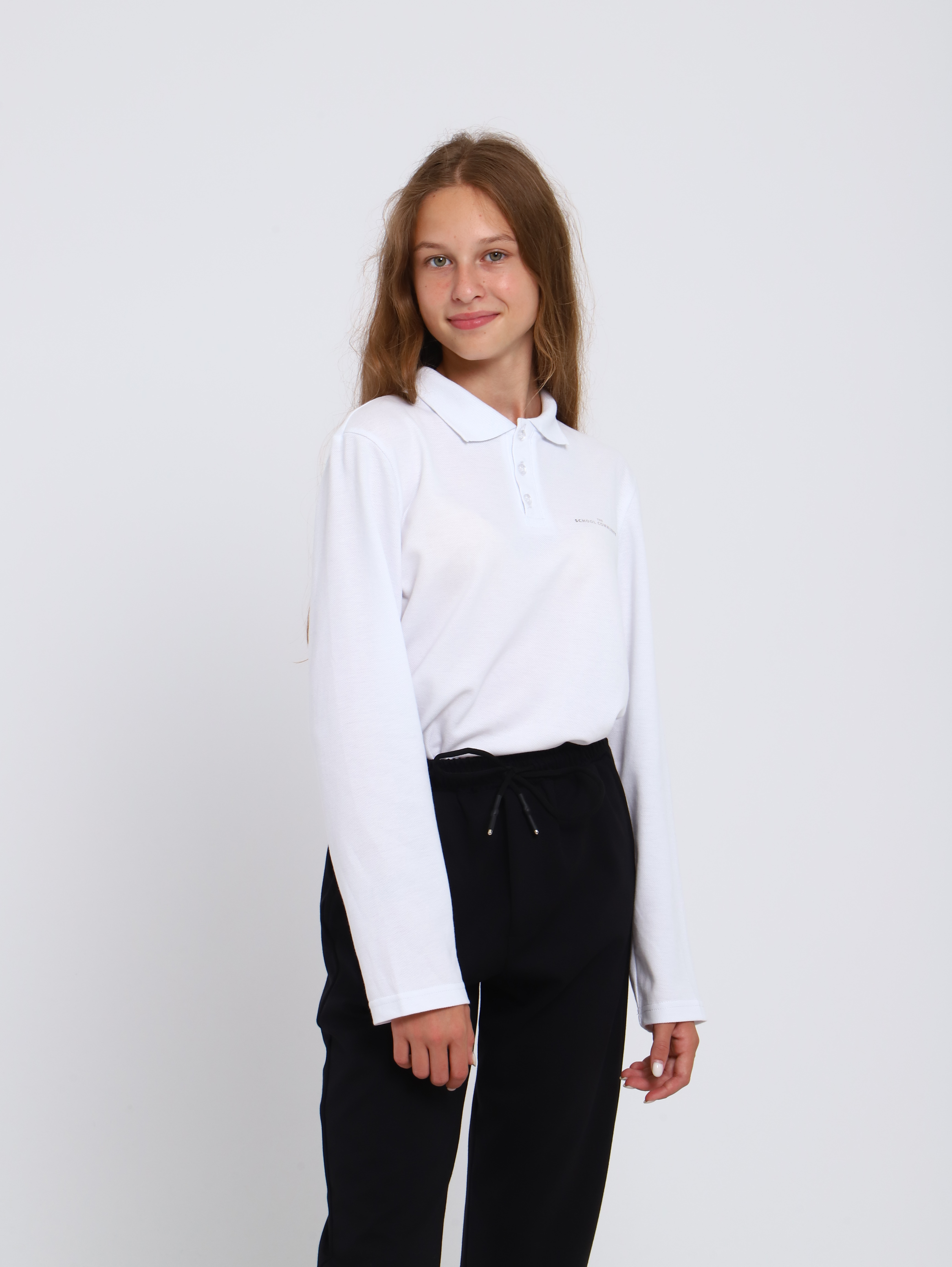 Поло ЛАДОШКИ Рубашка Василий белый - фото 12