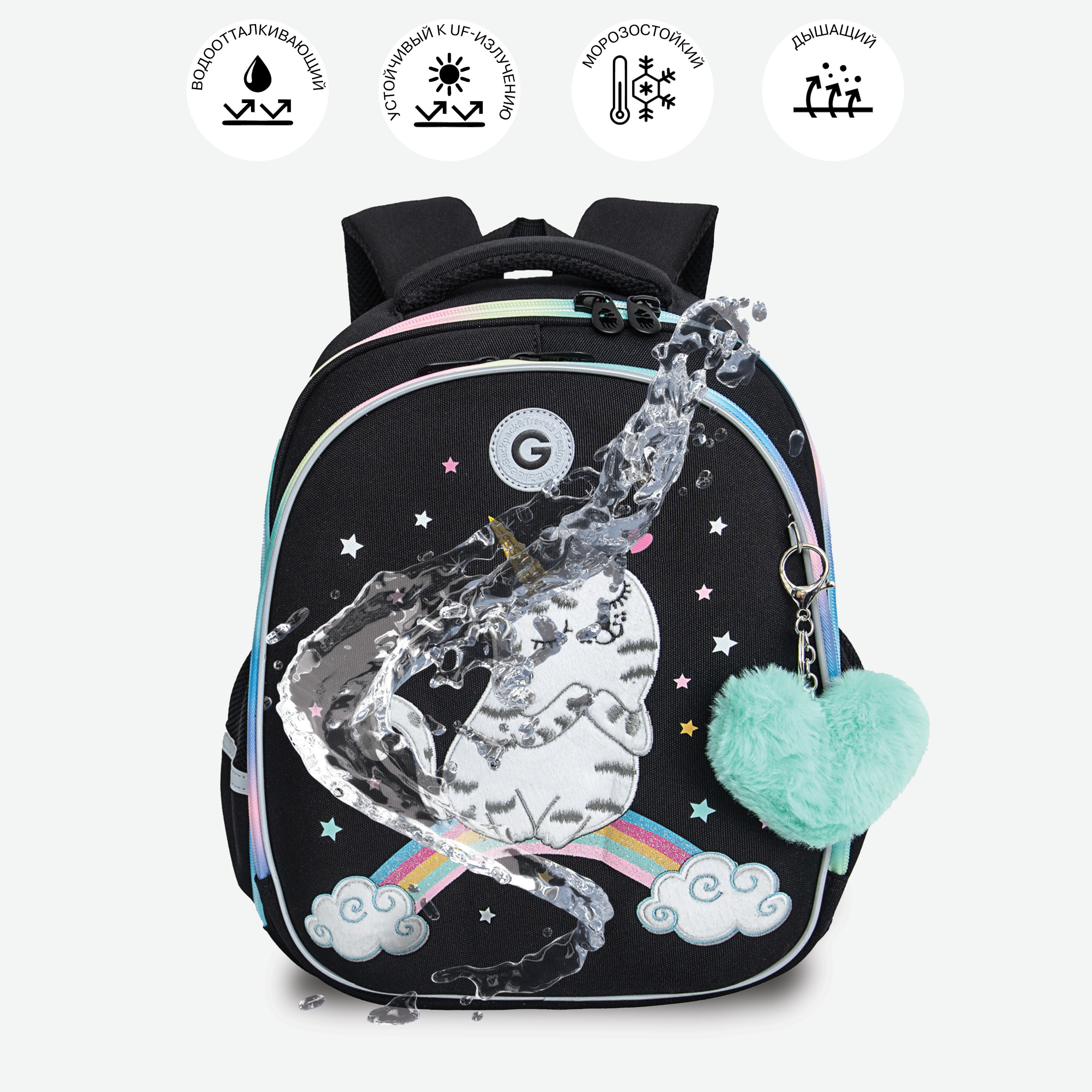 Ранец Grizzly Радуга - фото 8