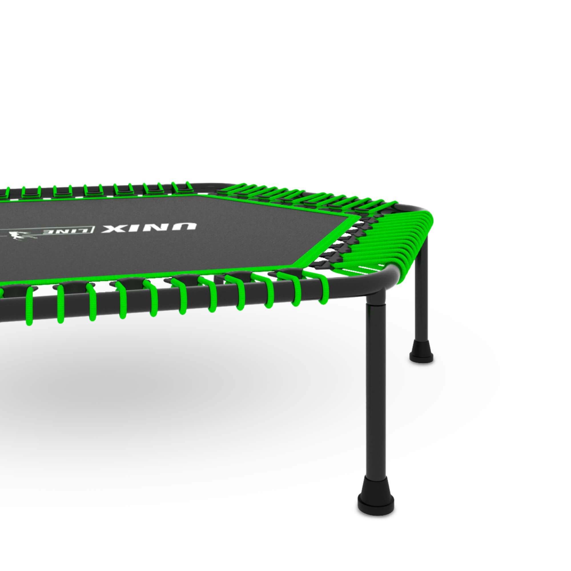 Батут Fitness Lite Green UNIX line спортивный складной диаметр 125 см до 130 кг фитнес джампинг - фото 16
