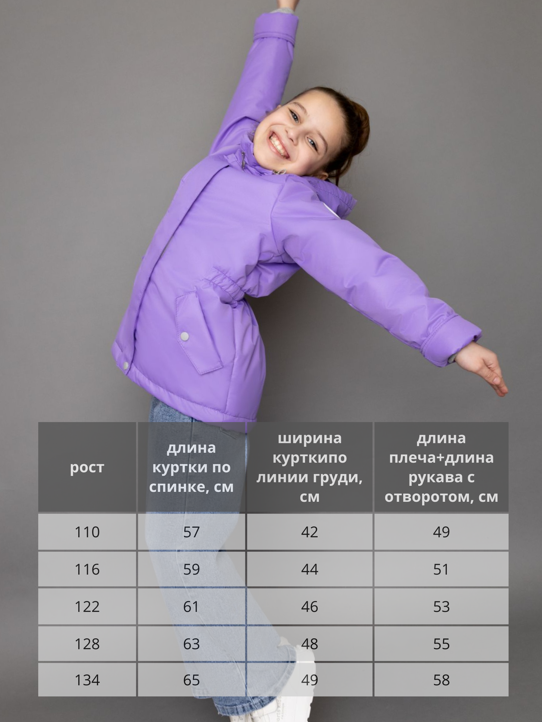 Куртка Rusland 102 сирень - фото 11