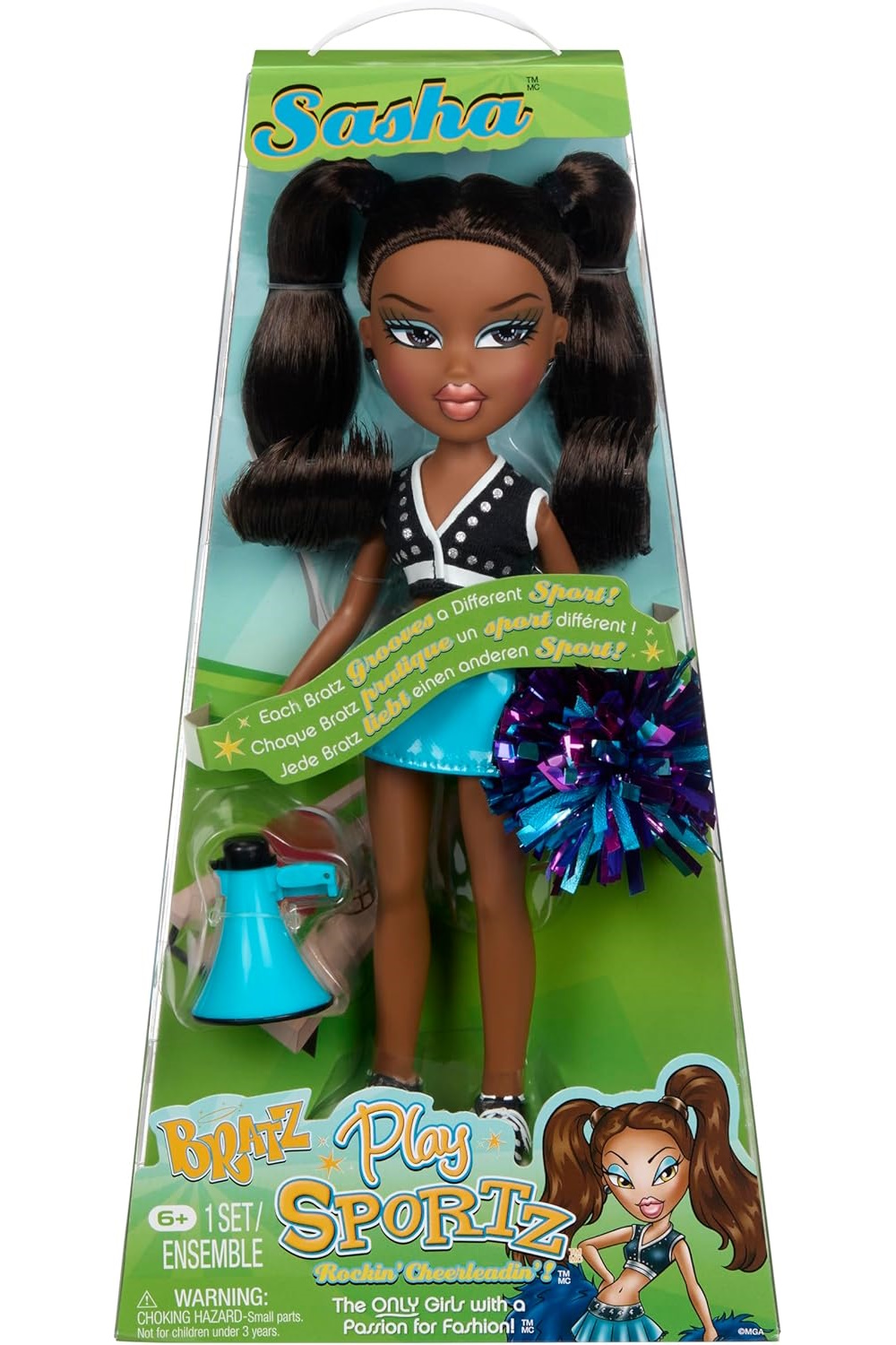 Кукла модельная Bratz Sasha Cheerleader 569565 - фото 7