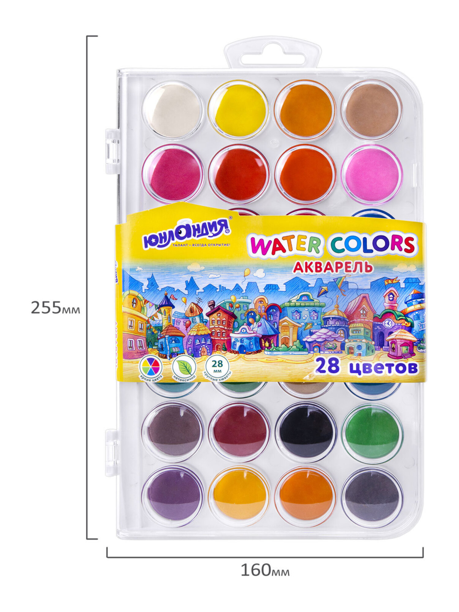 Краски акварель Юнландия 28 цв. - фото 6