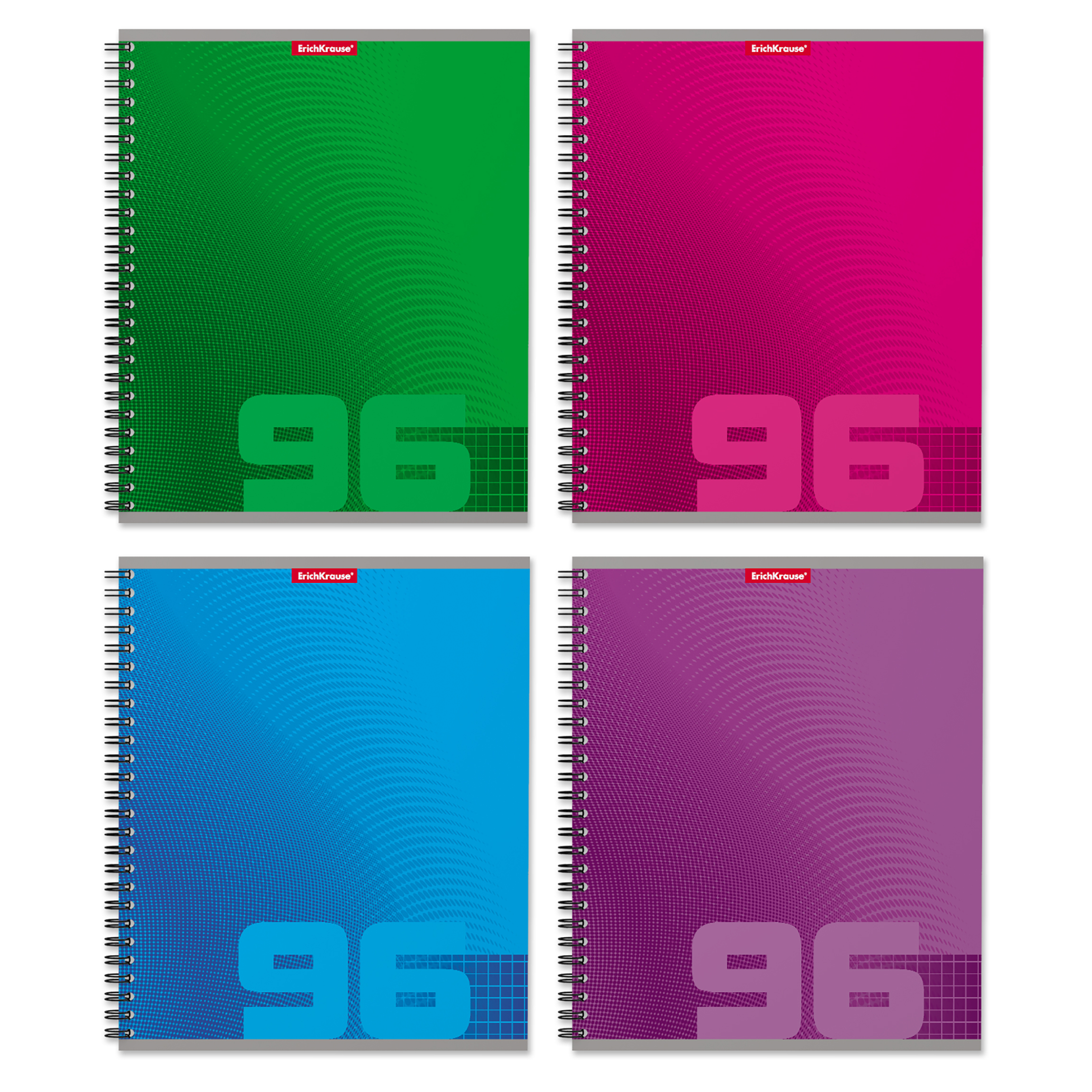Общая тетрадь ErichKrause клетка 96 лист. в ассортименте - фото 1