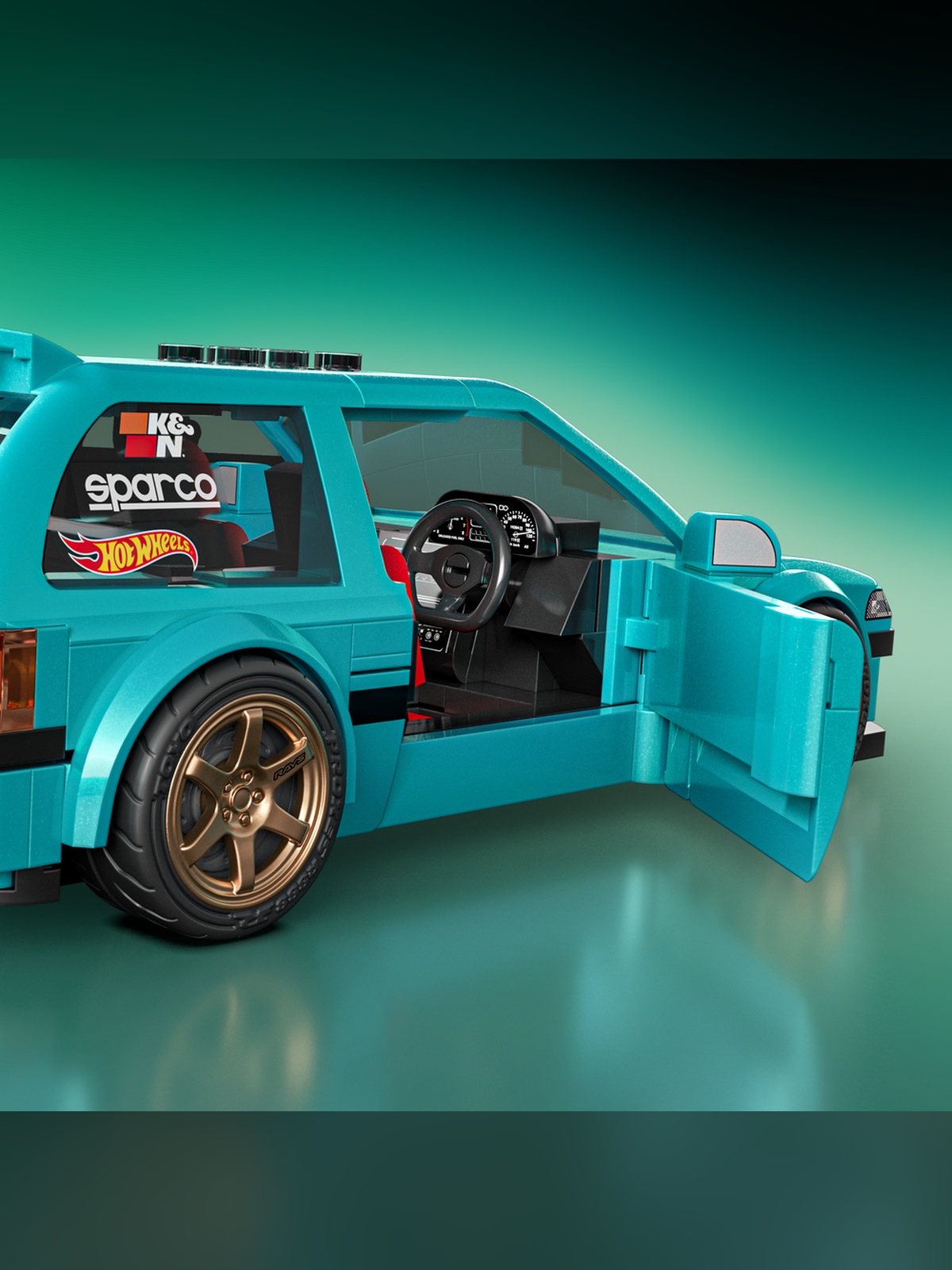 Конструктор Brick Shop Honda Civic 248 дет. - фото 7