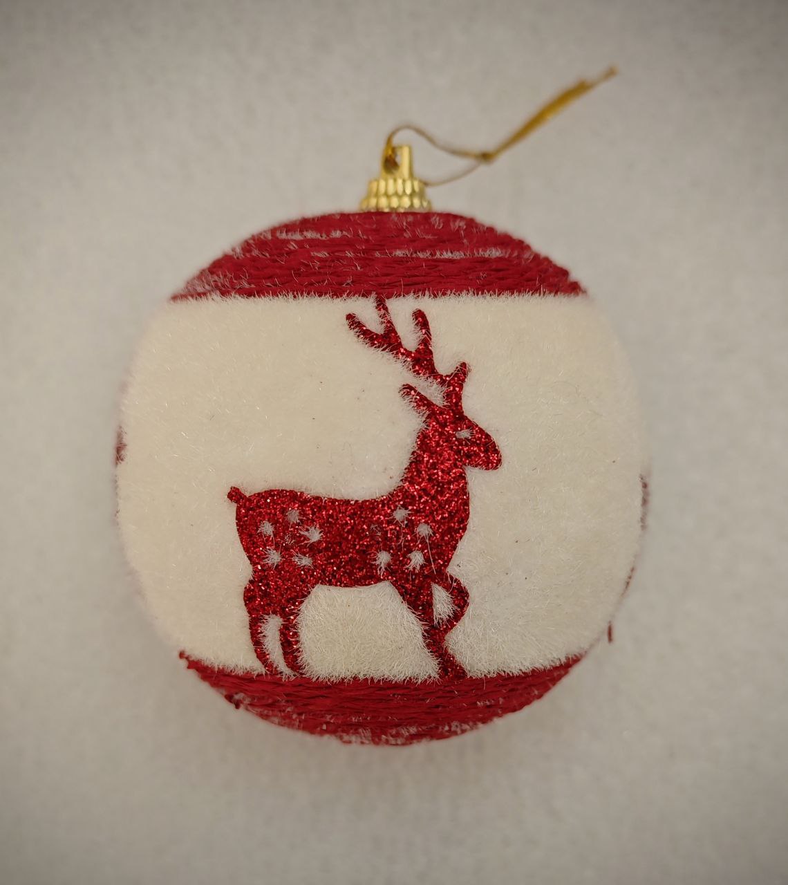 Украшение ёлочное Магия праздника Шар с оленем - фото 1