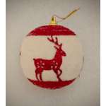 Украшение ёлочное Магия праздника Шар с оленем