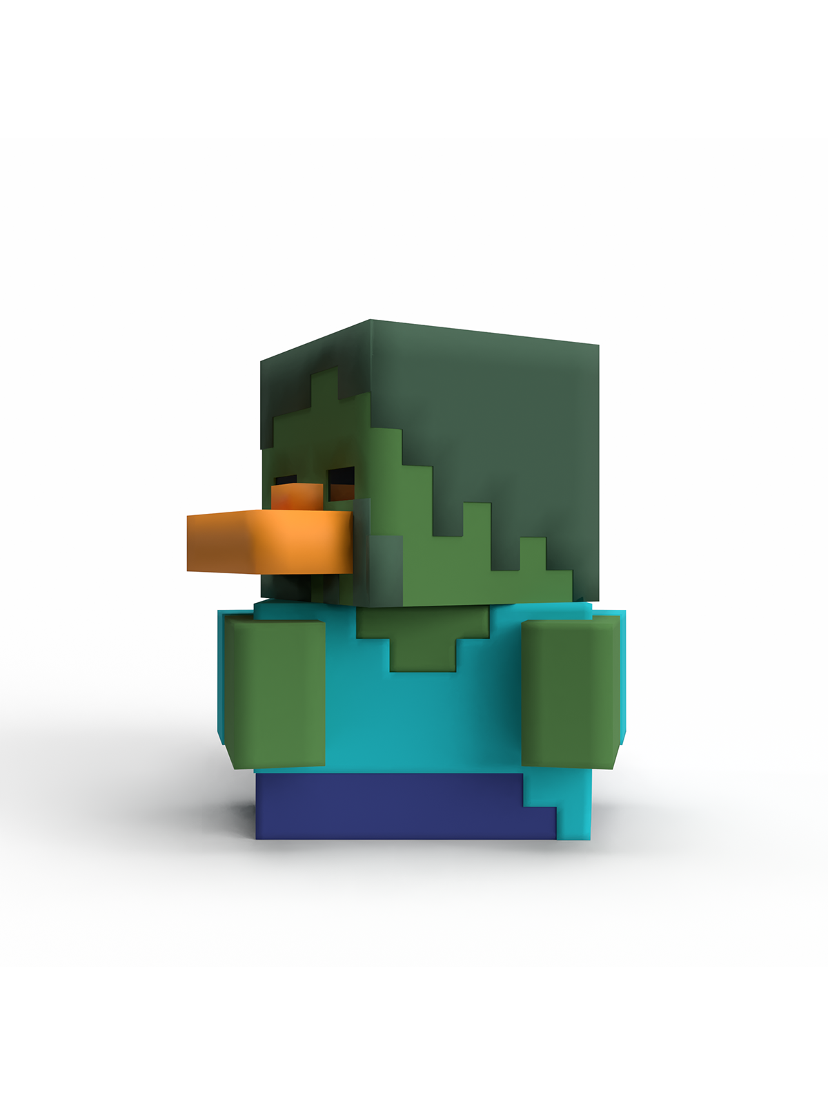 Фигурка Minecraft Утка Tubbz Zombie - фото 7