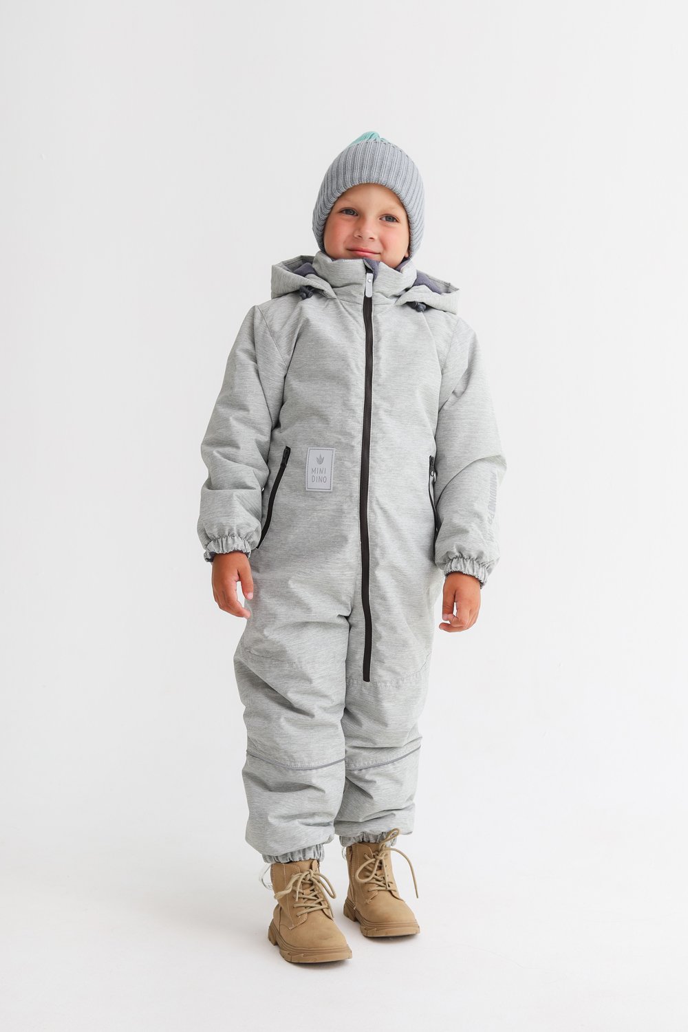 Комбинезон MINIDINO MDD1-OM005/0Комбинезон демисезонный MiniDino рядом серебро - фото 1