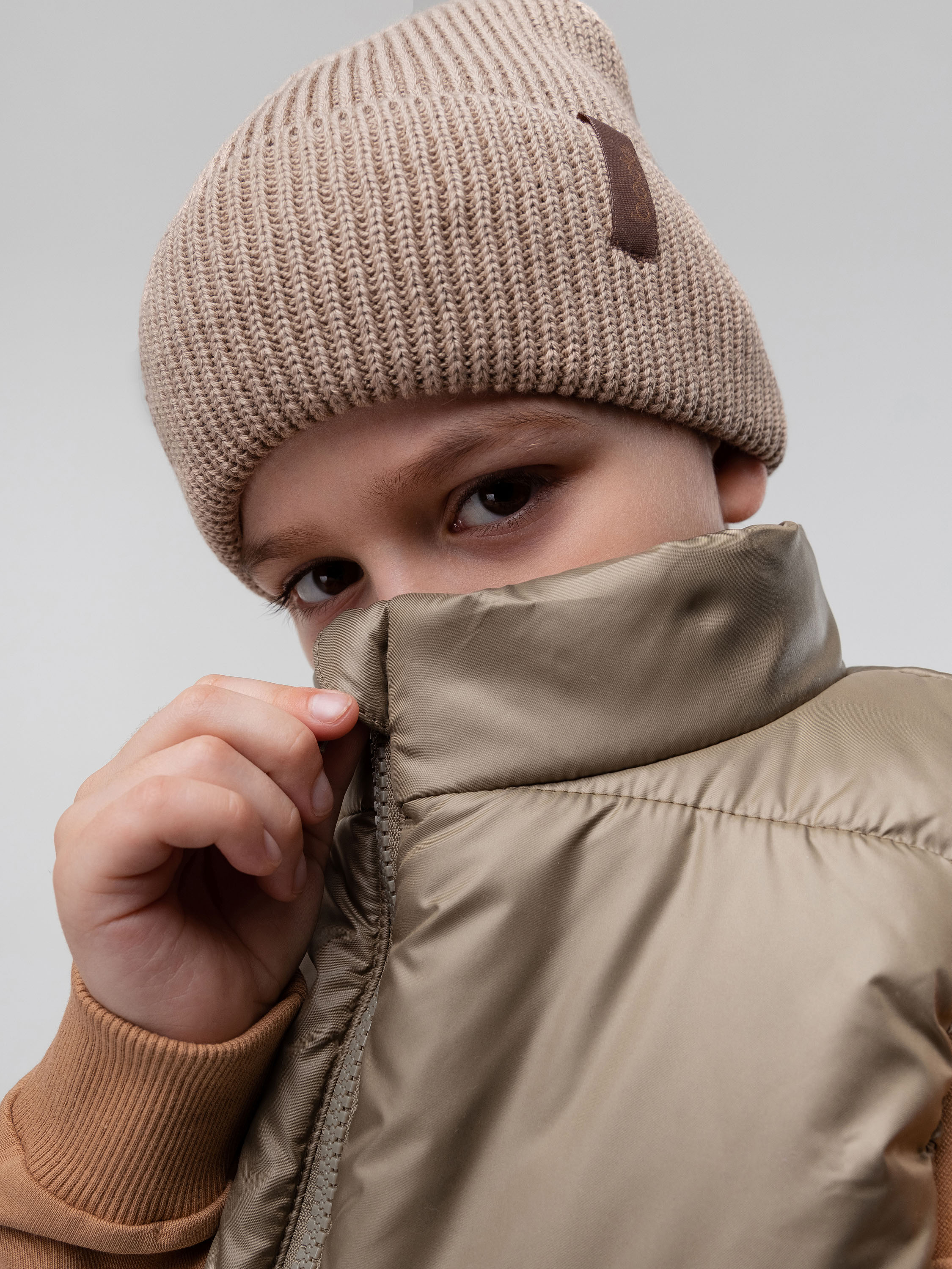 Шапка Bodo 10-363MU_бежевый - фото 2