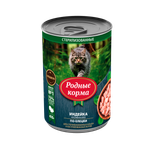 Корм для кошек Родные корма По-елецки с индейкой кусочки в соусе 410г