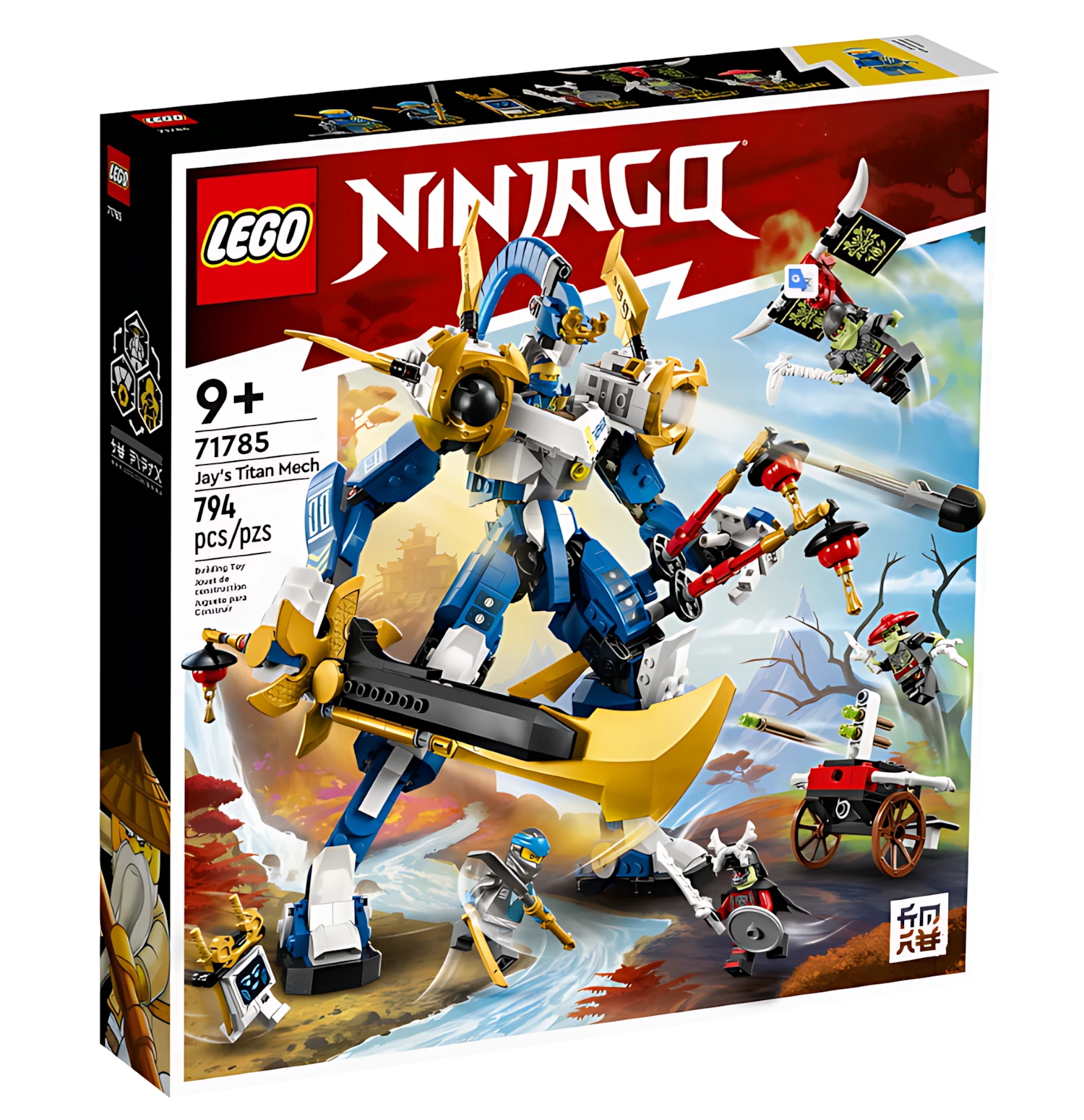 Изображение товара Конструктор LEGO Ninjago 71785 Робот Джея титан для боевых приключений