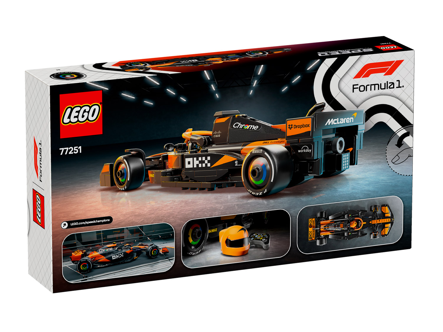 Конструктор LEGO Speed Champions McLaren MCL38 269 дет. - фото 7