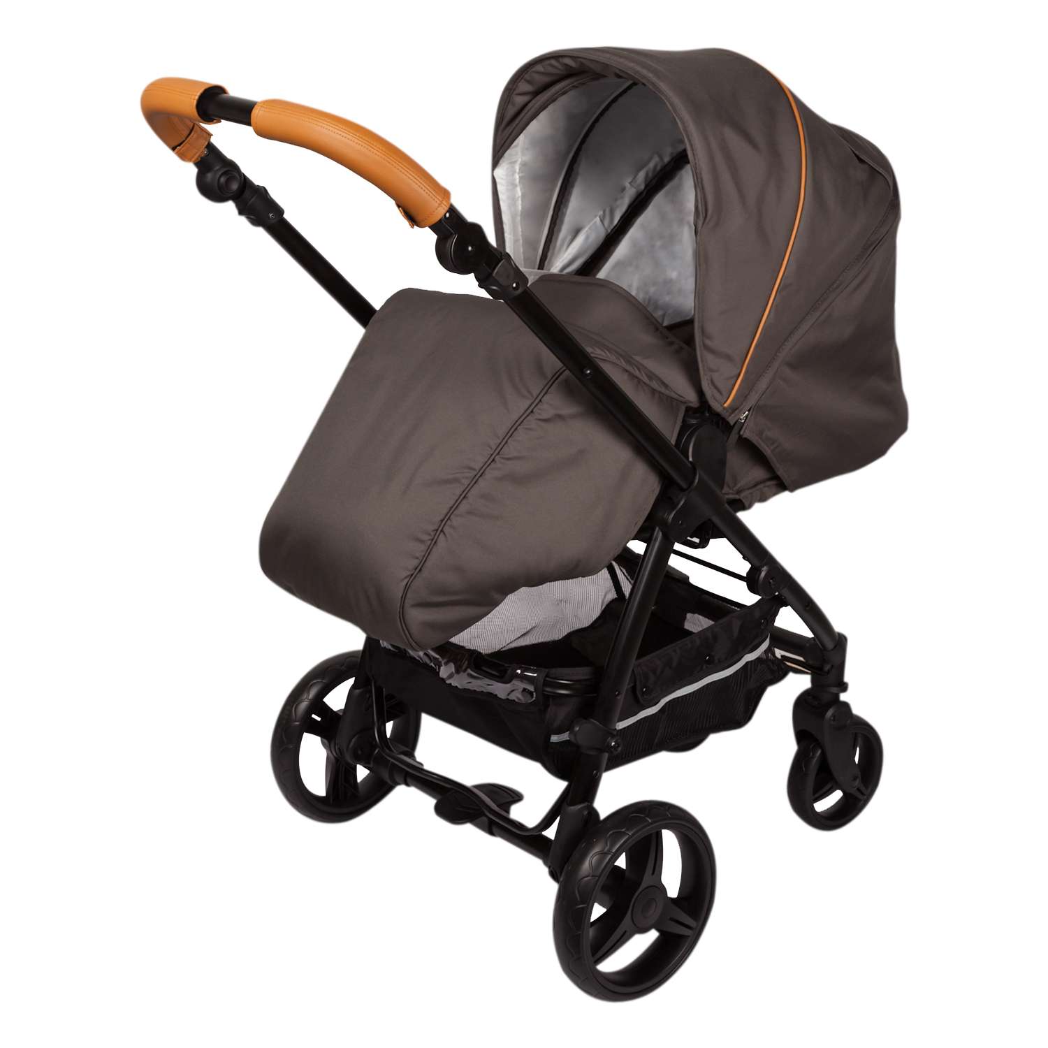 Коляска 2 в 1 hoco Jeff Combi Dark grey - фото 9