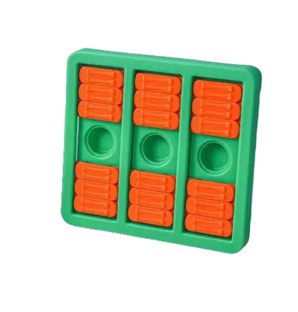 Игрушка для собак ZDK IQ trainer toy ZooWell Косточки зеленая - фото 1