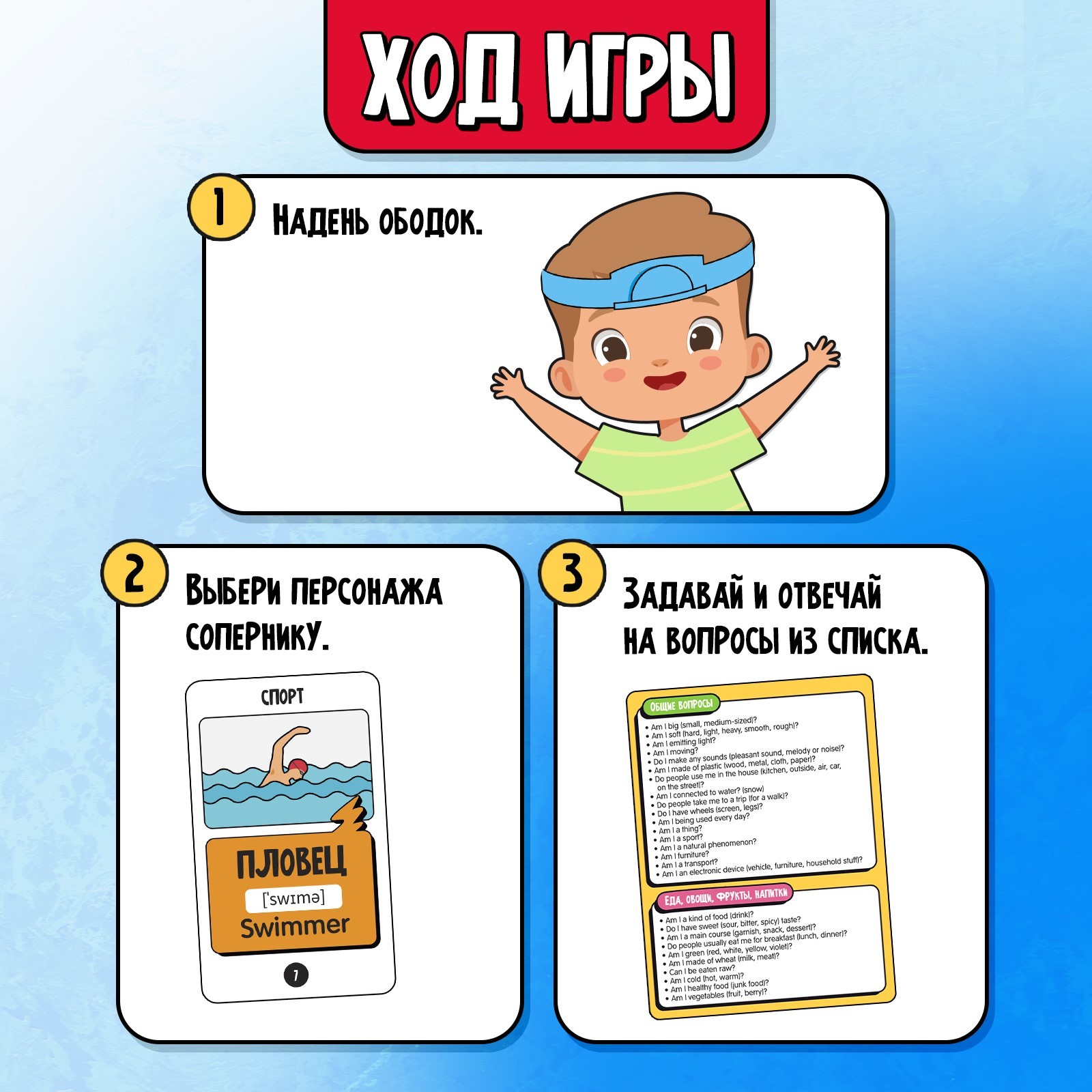Настольная игра Лас Играс KIDS Кто я - фото 3