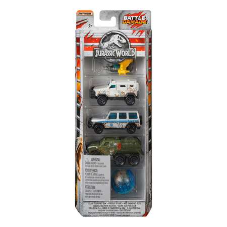 Боевая машина Matchbox Jurassic World Боевые раны