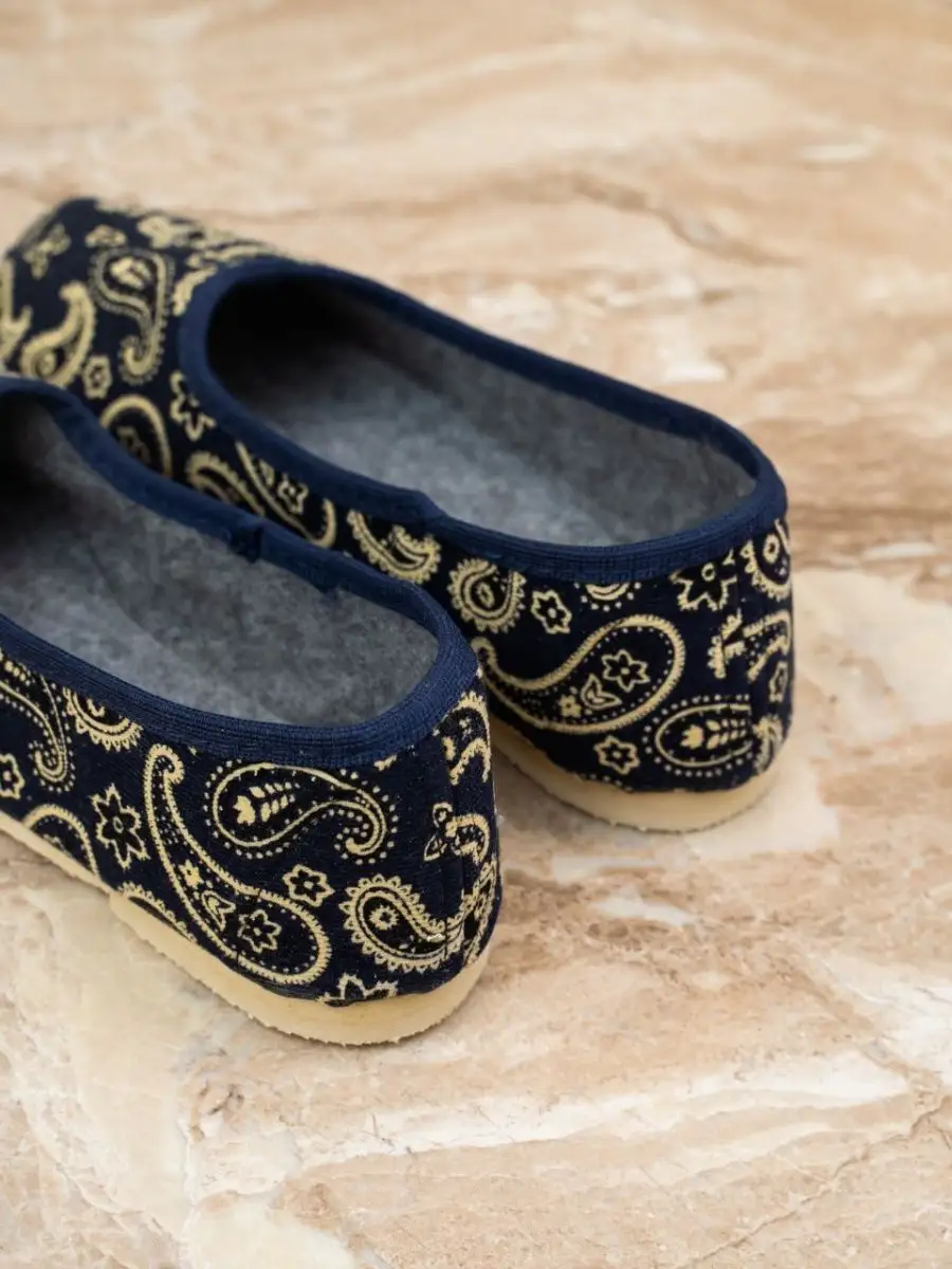 Тапочки UTA HOME 8-1/синий_огурцы - фото 4