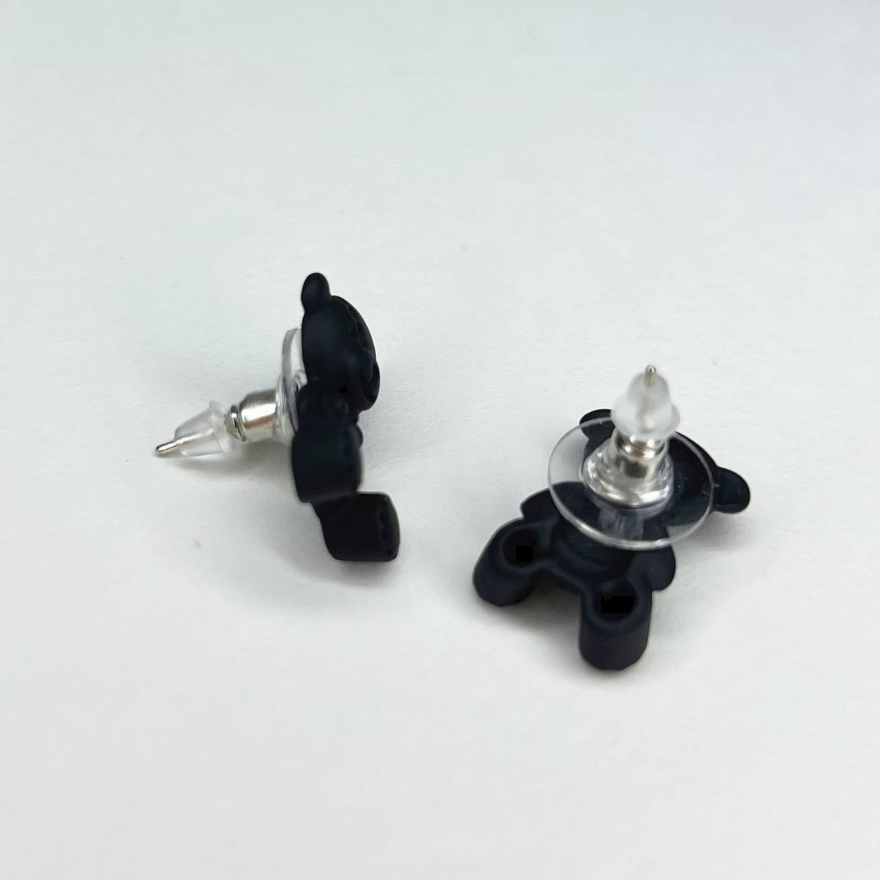 Серьги Homely Мишка Black Jewelry1 - фото 3