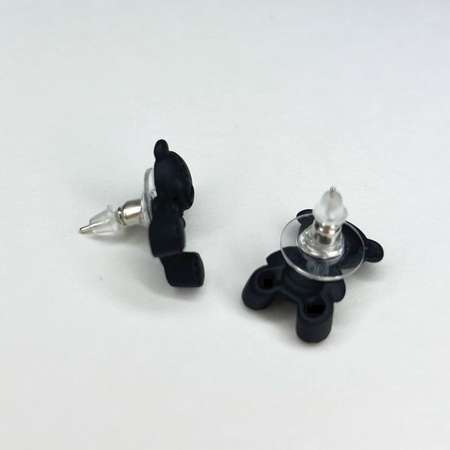 Серьги Homely Мишка Black
