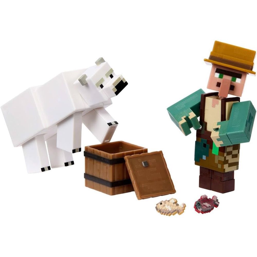 Игровой набор Minecraft Рыбак и Белый медведь - фото 8