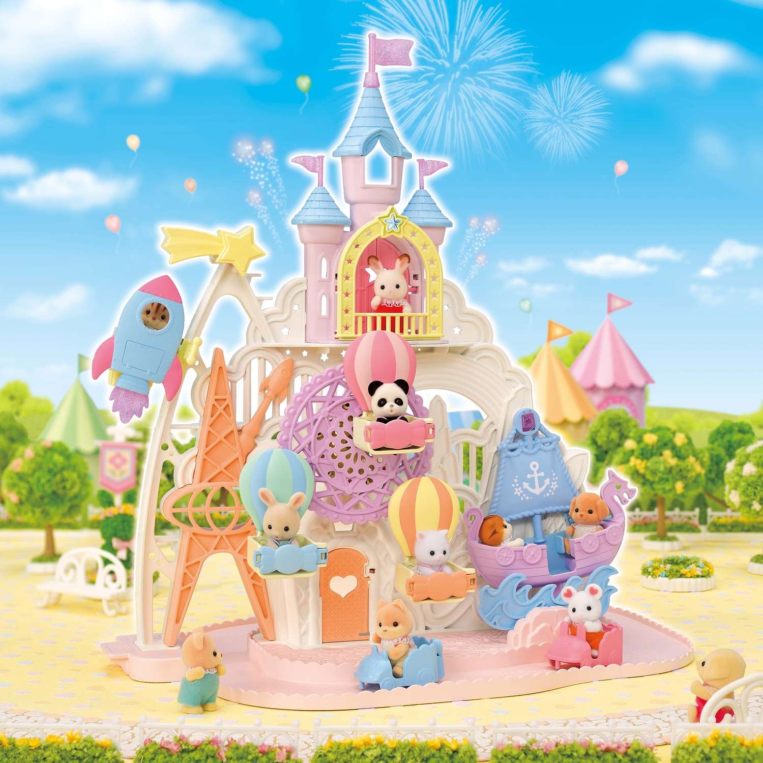 Игровой набор Sylvanian Families Детский парк развлечений - фото 3