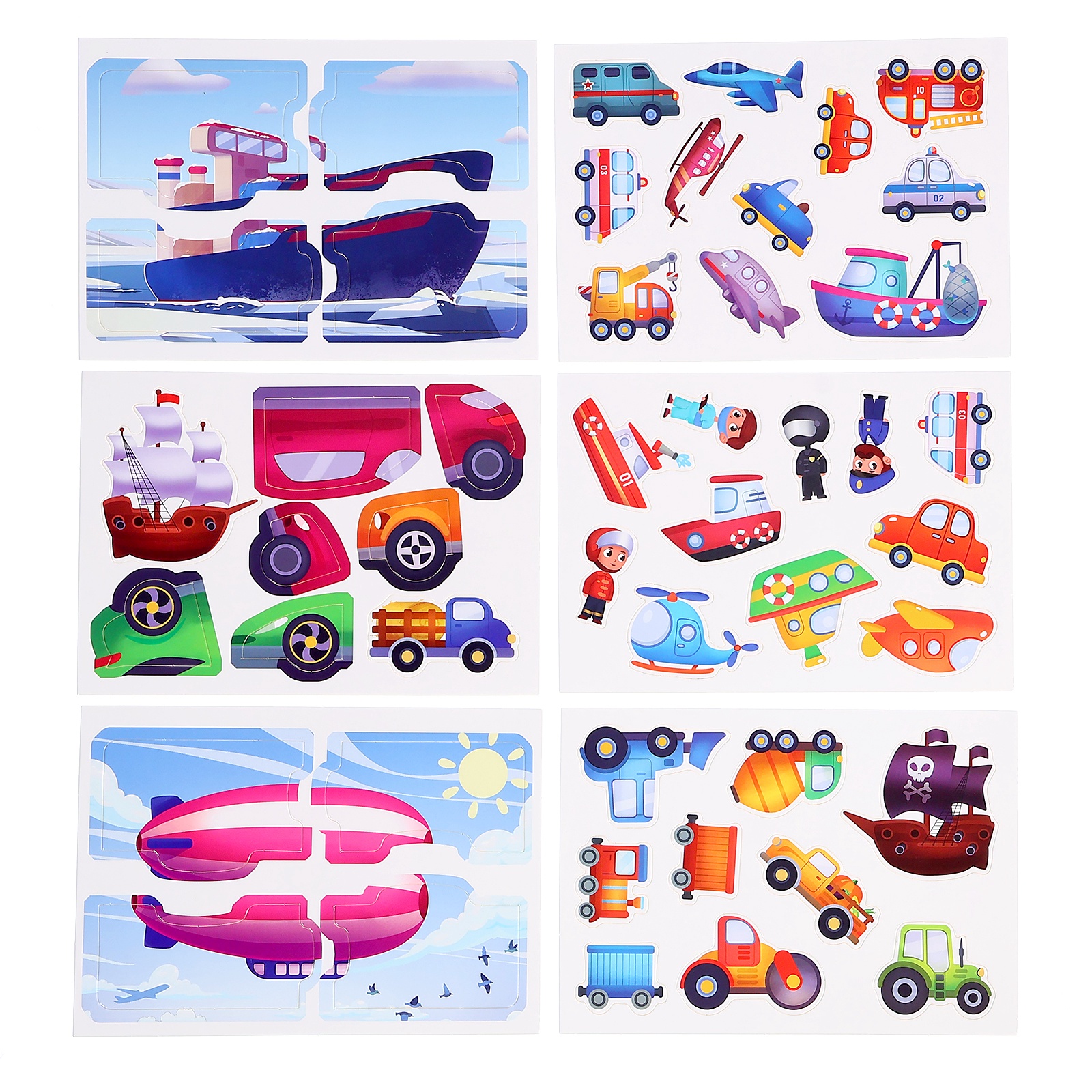 Книга с липучками "Транспорт" 10534344 - фото 19