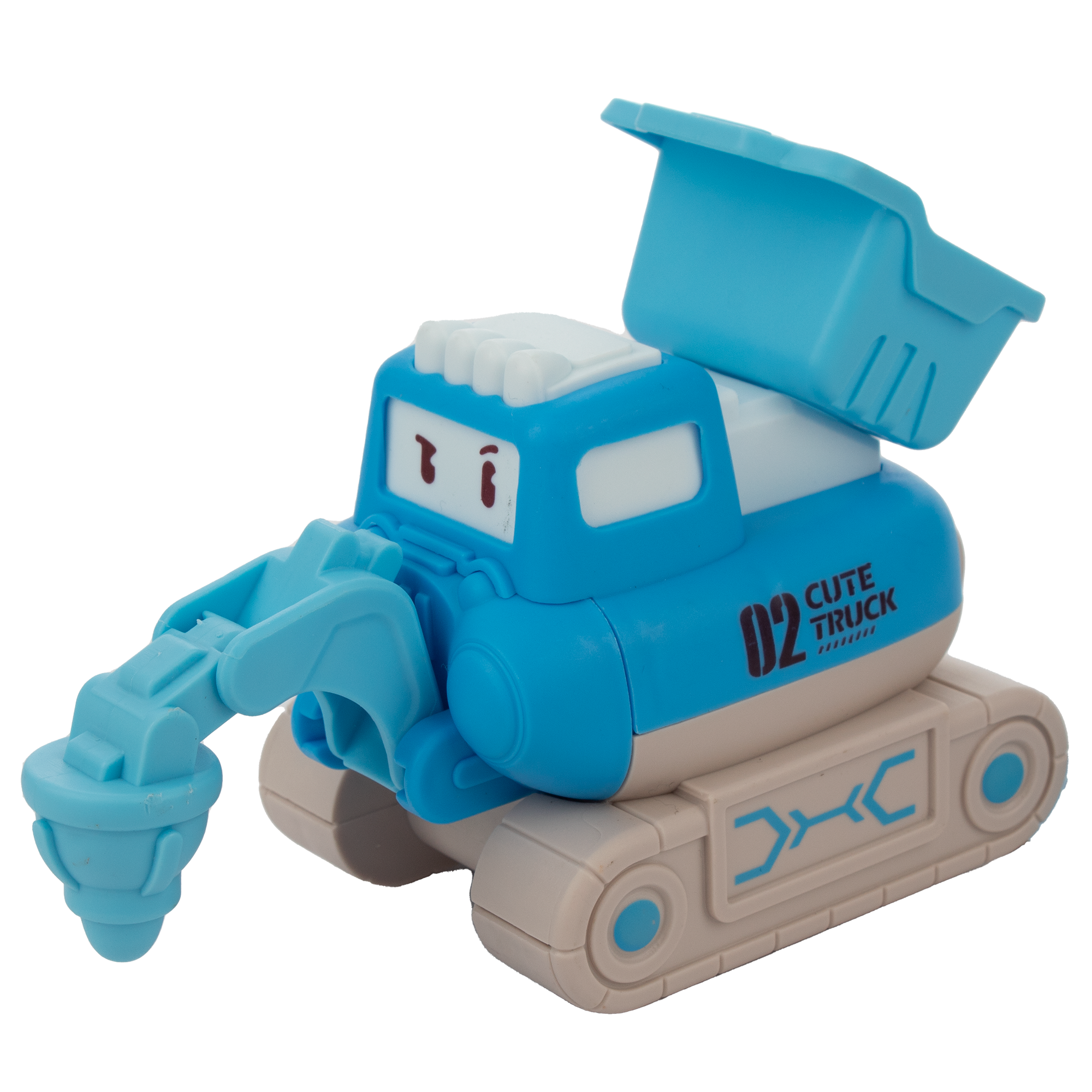 Бульдозер KiddieDrive Стройкар синий 88001_4 - фото 1