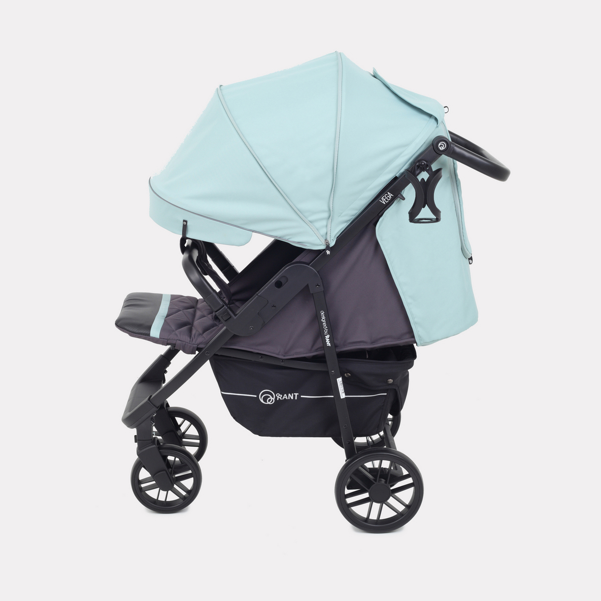 Коляска прогулочная Rant голубой - фото 15