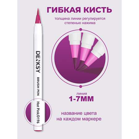 Маркеры DENKSY 72 цв.