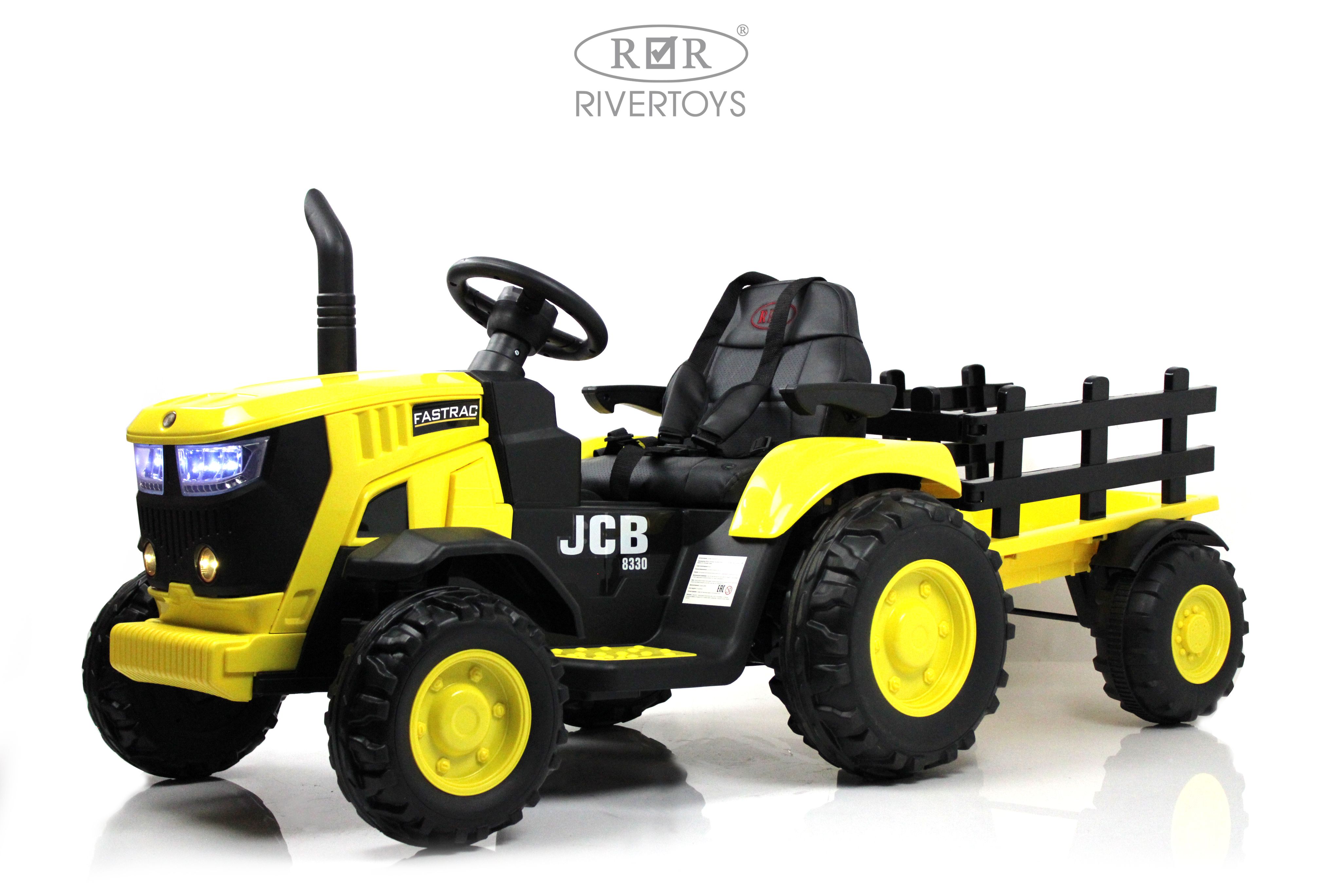 Электромобиль RIVERTOYS O555OO-YELLOW С пультом ДУ - фото 18