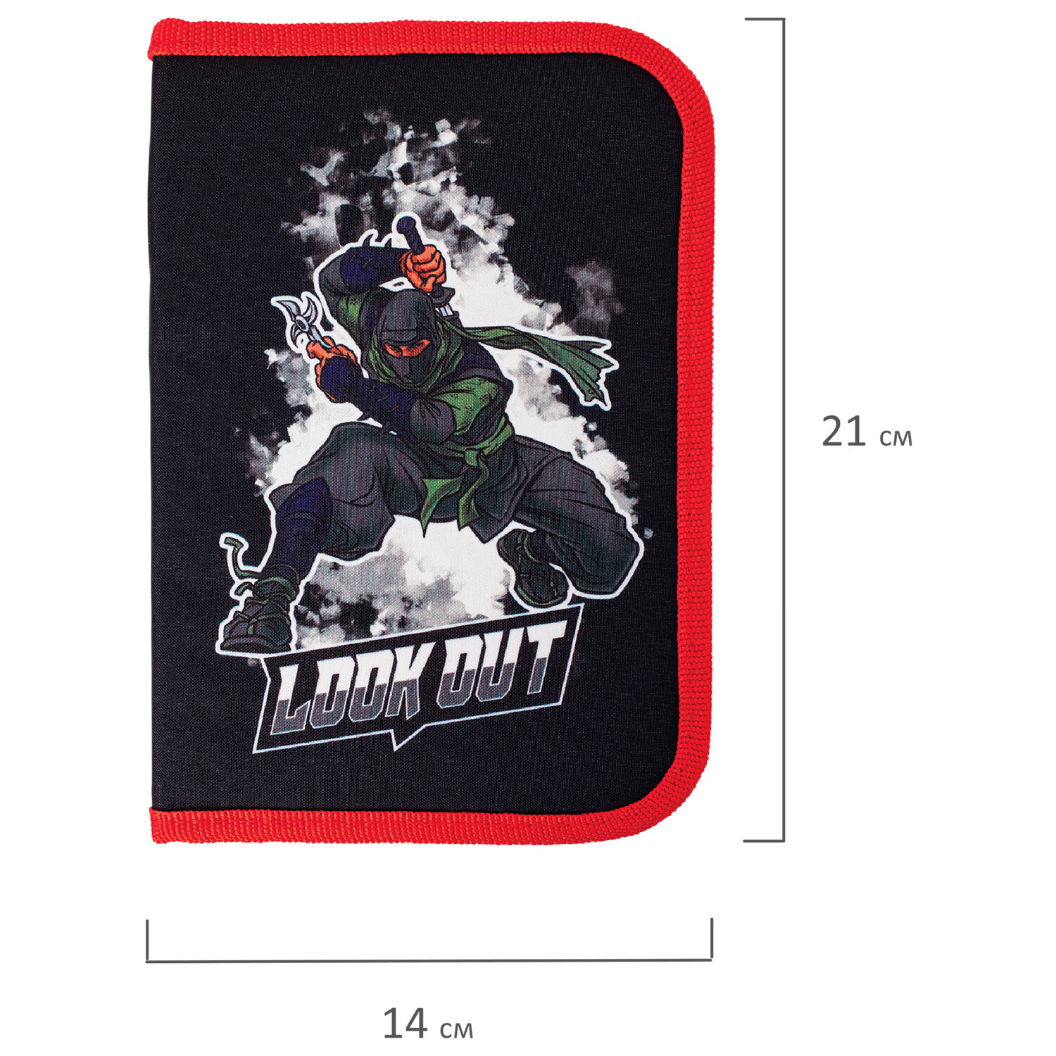 Пенал книжка Brauberg Ninja - фото 18