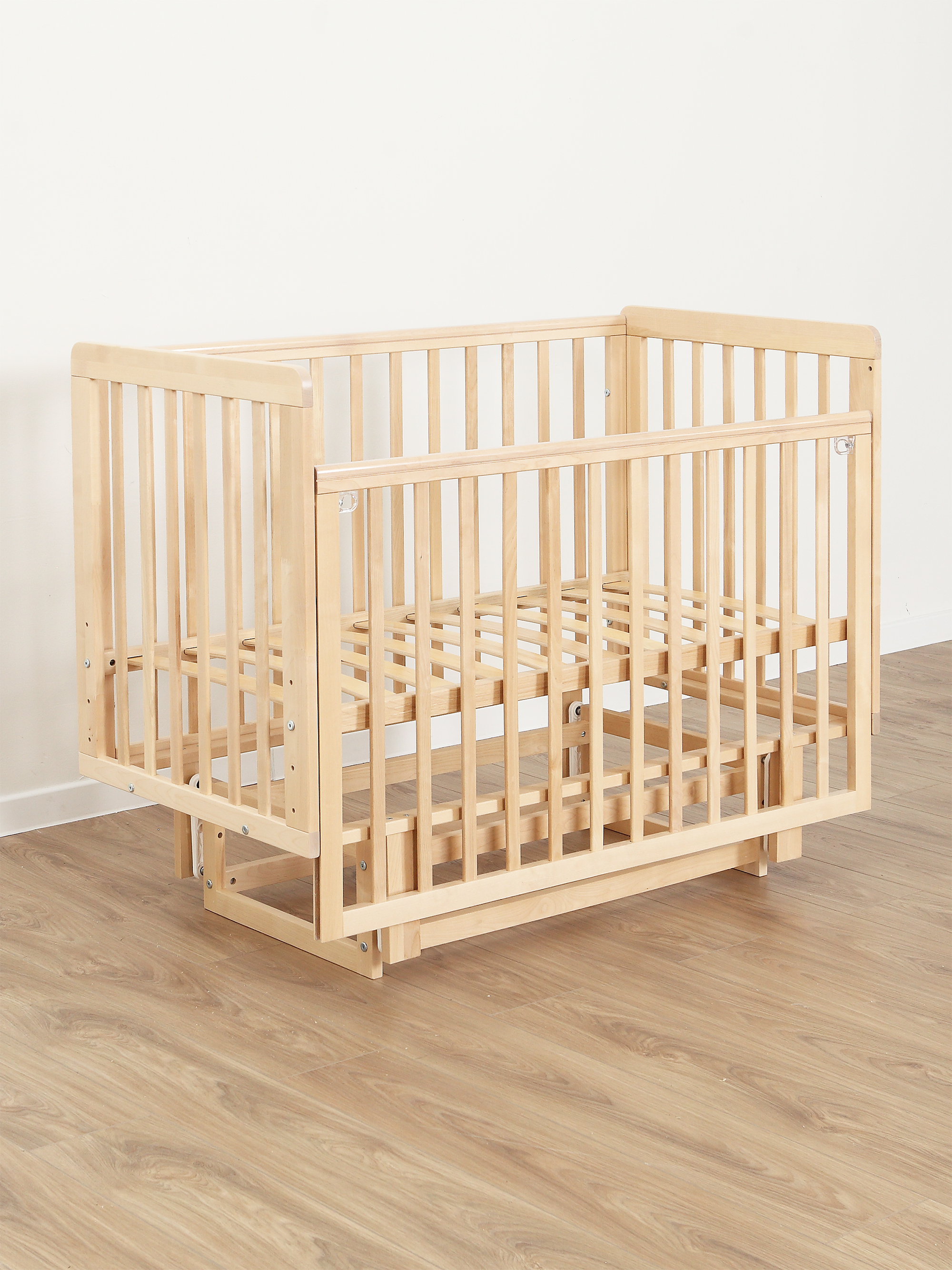 Детская кроватка Уютная среда Кроватка КР120, поперечный маятник (бежевый) - фото 27