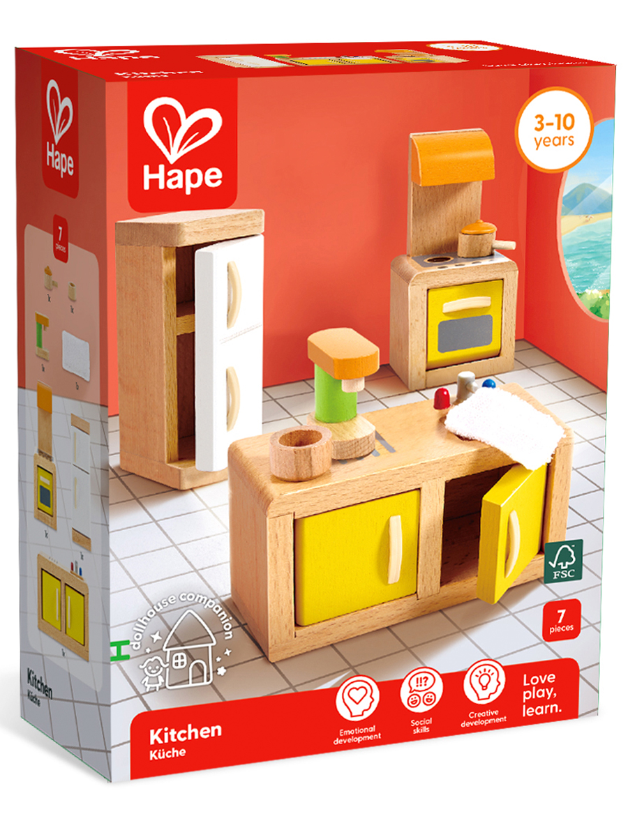 Домик для кукол Hape с мебелью E3453_HP - фото 8