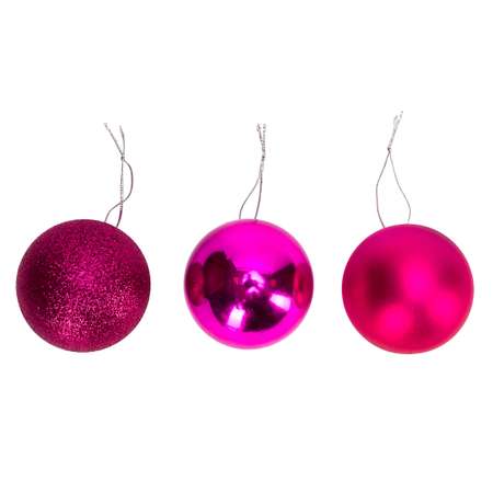 Шары SXMas 24 шт фуксия JCB