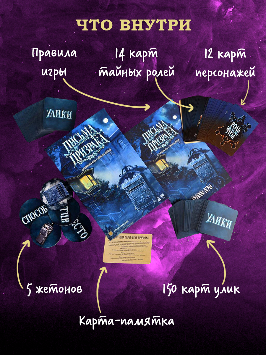 Настольная игра Экономикус Письма призрака - фото 17