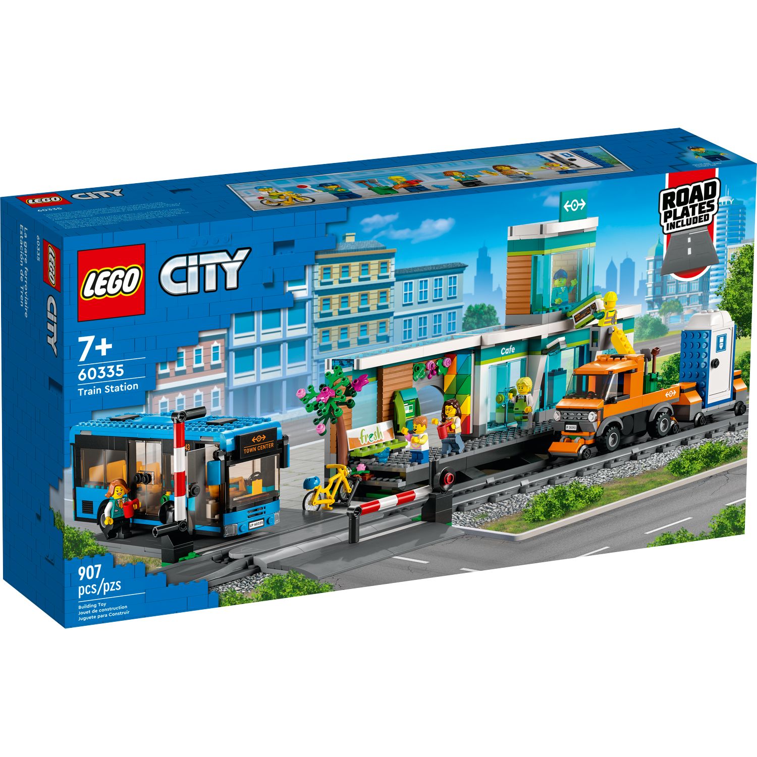 Конструктор LEGO City Железнодорожная станция блочный - фото 2