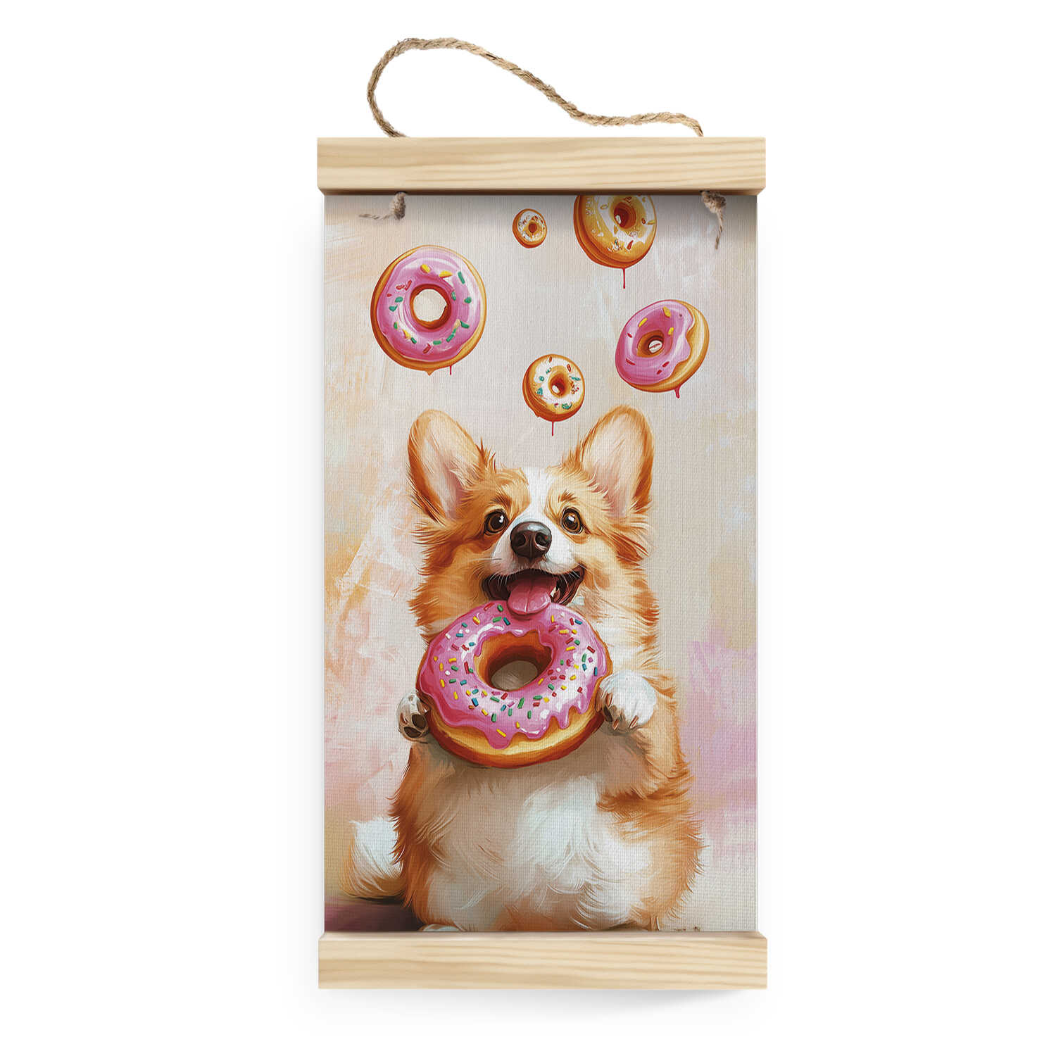 Картина по номерам Феникс + Корги - фото 2