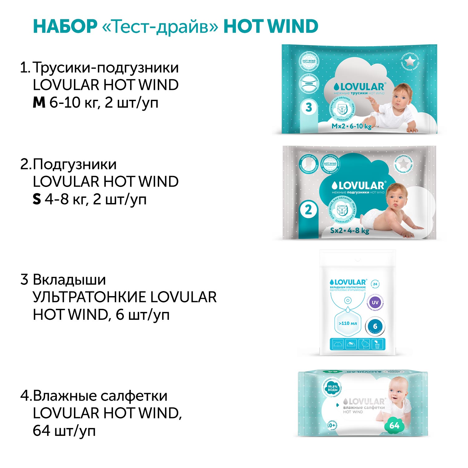 Набор LOVULAR Тест-драйв Hot Wind - фото 5
