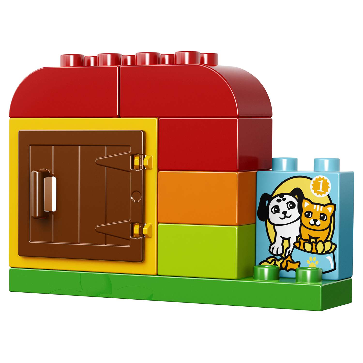 Конструктор LEGO DUPLO Лучшие друзья: кот и пёс блочный - фото 6