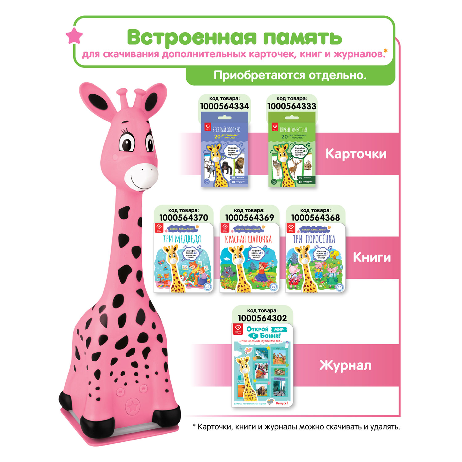 Игрушка BertToys Жирафик Бонни - фото 4