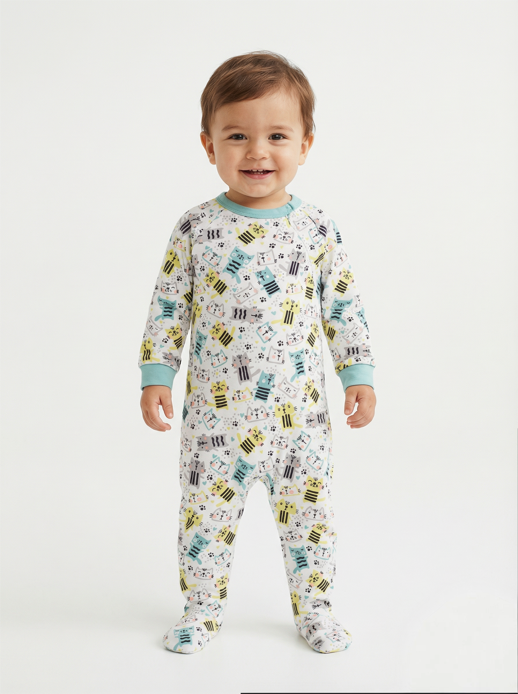 Изображение товара Детский комбинезон Совенок Дона 74 из 100 хлопка для новорожденных и малышей