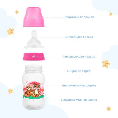 Бутылочка Мамина радость Classic+ 270 мл